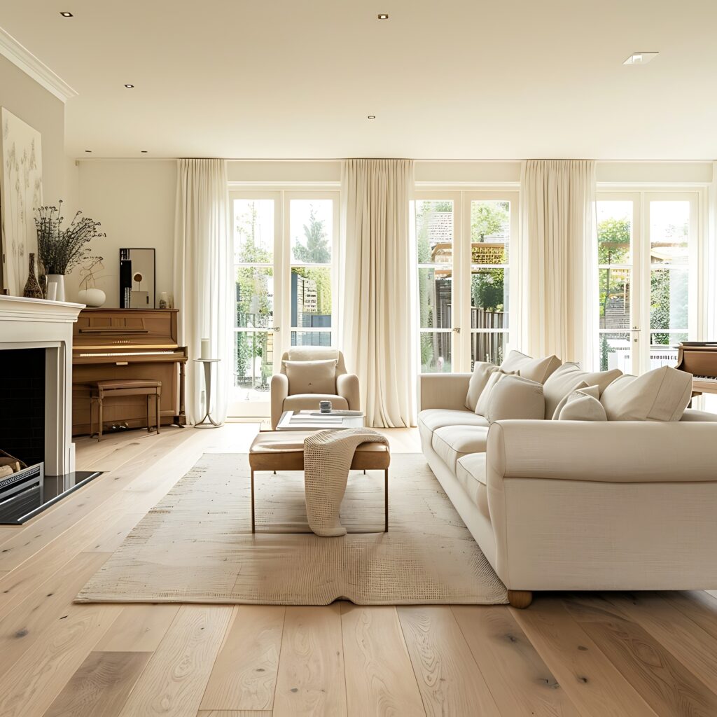 modern living room in a dutch house